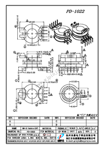 PD-1022/RM10立式側插（5P)