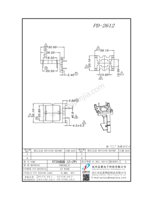 PD-2612/ET26立式（2+2P)